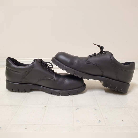 Mellow Walk Black Dressy Safety Shoes - Picture 6 of 10